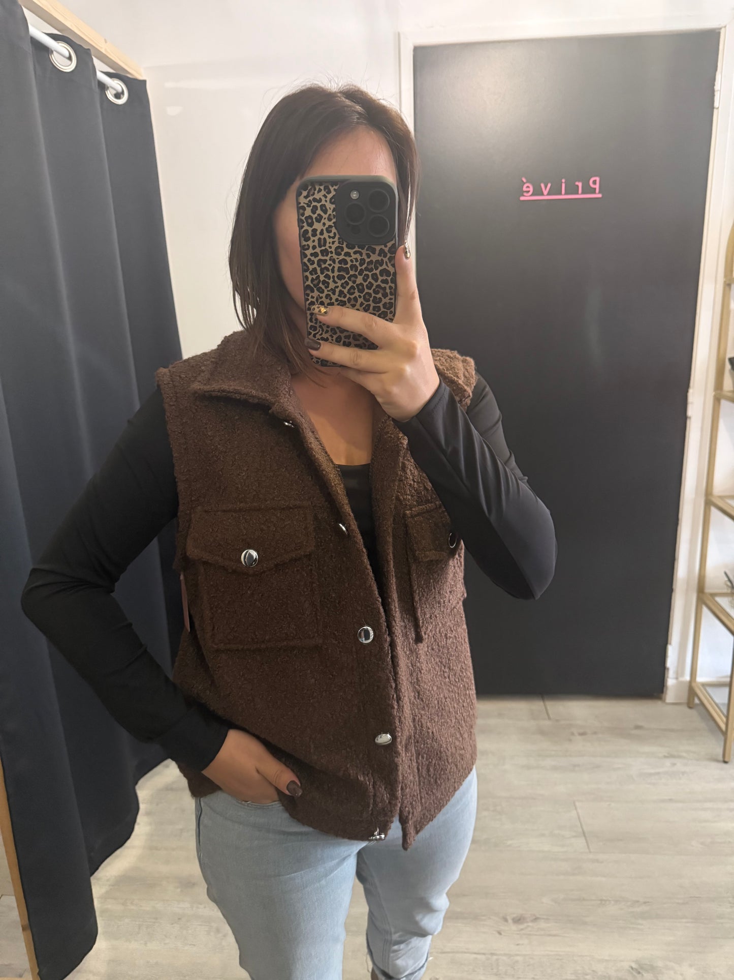 Gilet Wil marron