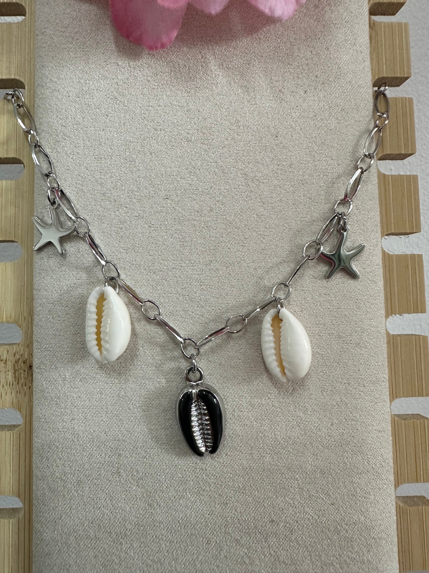 Collier étoile coquillage
