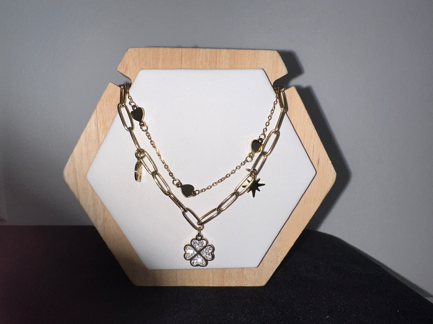 Collier trèfle