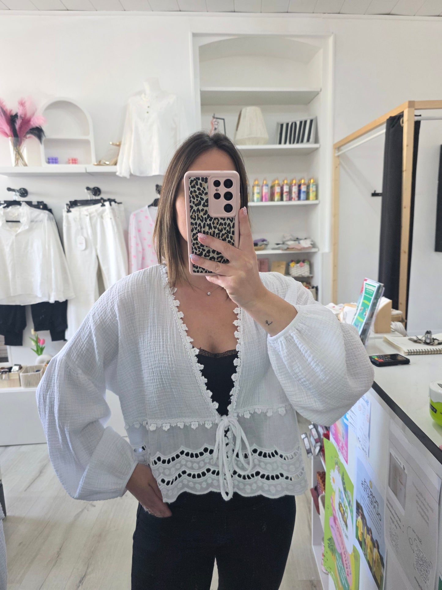 Blouse Amalia blanche