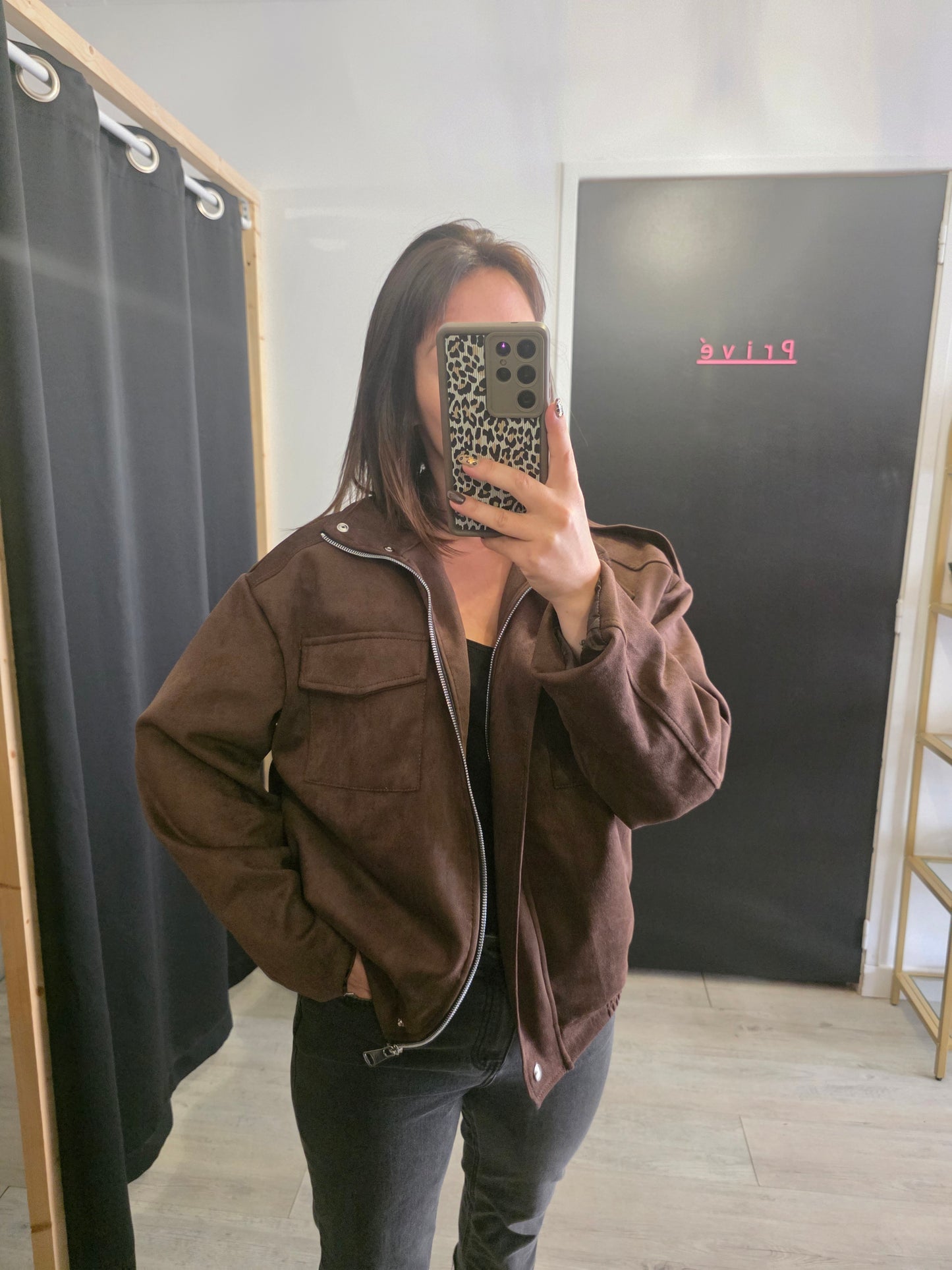 Veste Kamilia choco