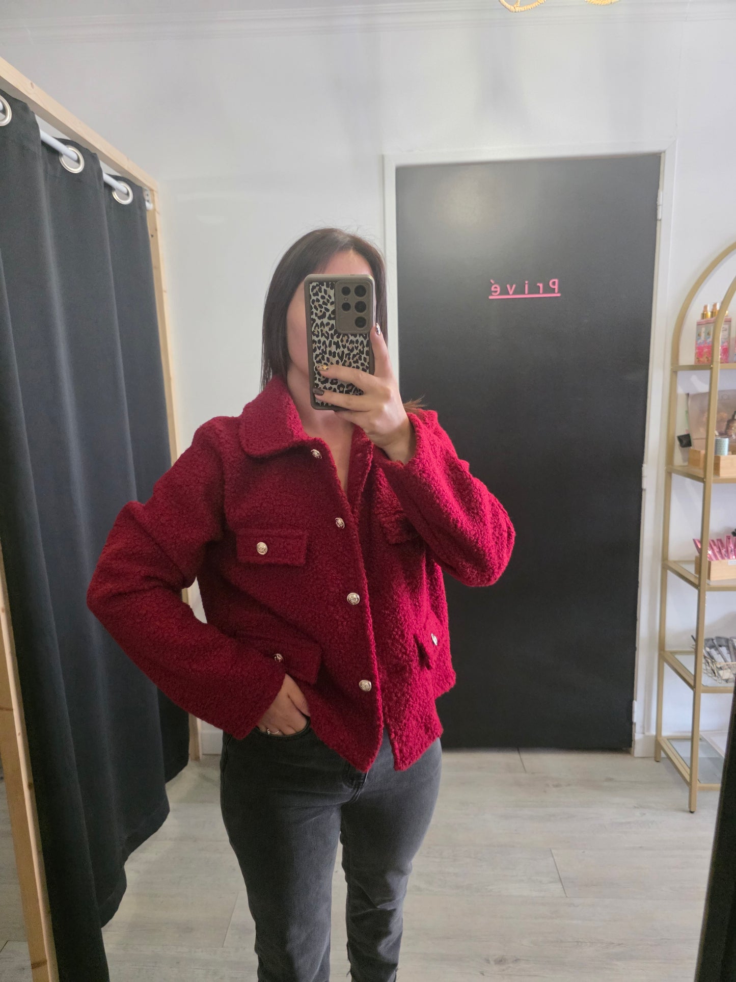 Veste Diana bordeaux
