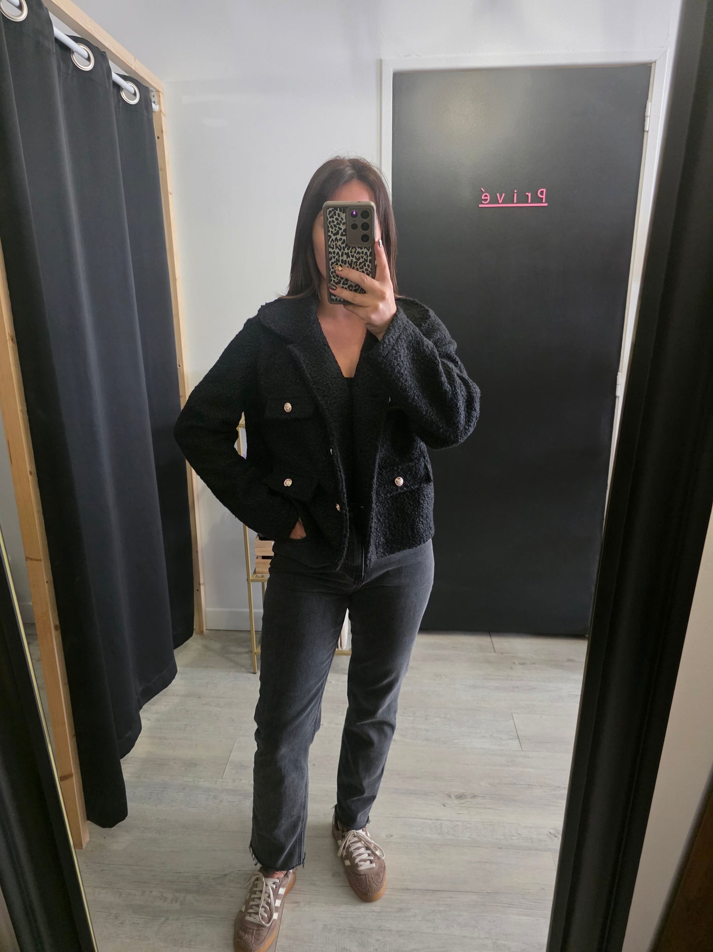 Veste Diana noir