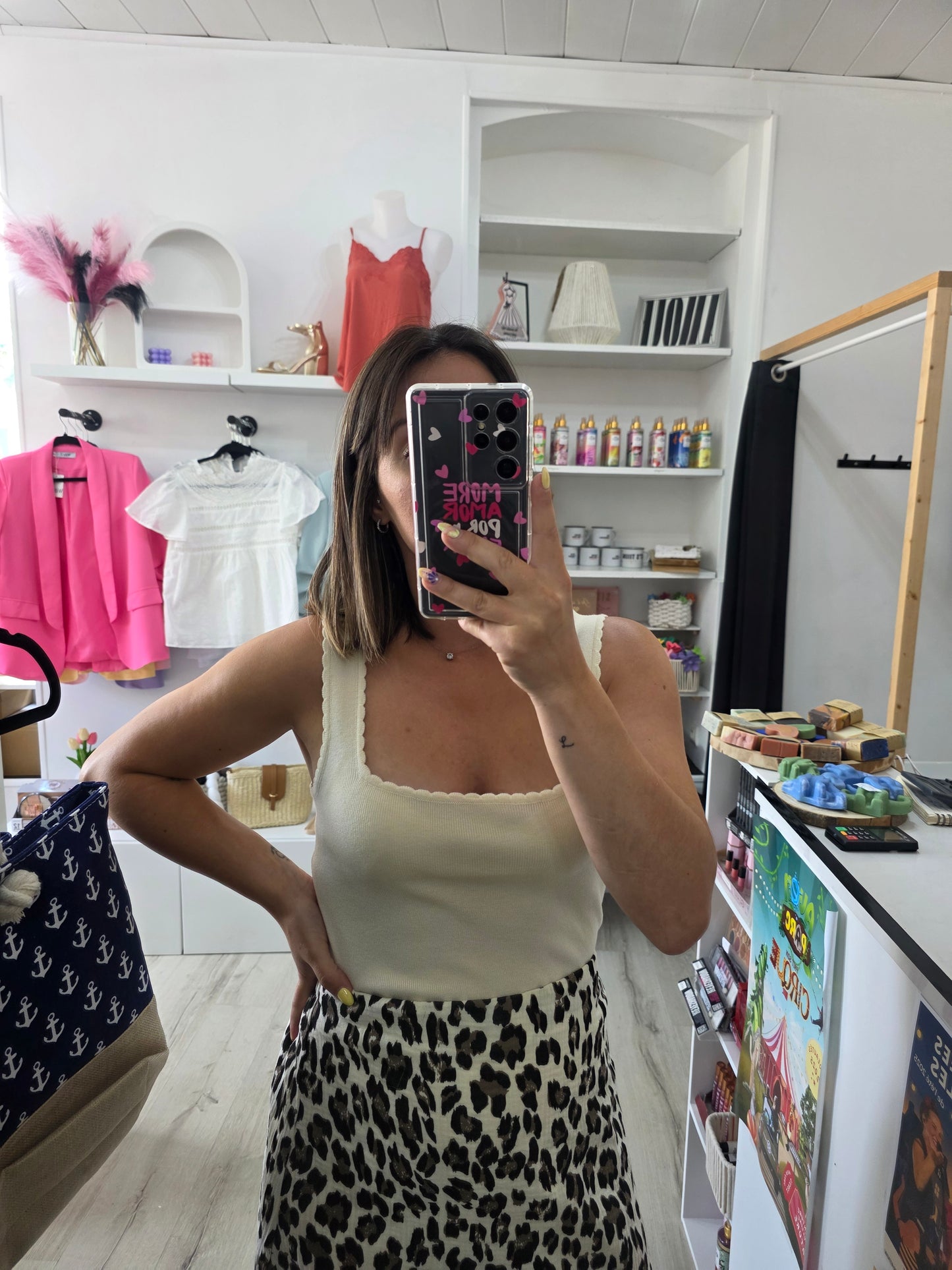 Débardeur Rio beige
