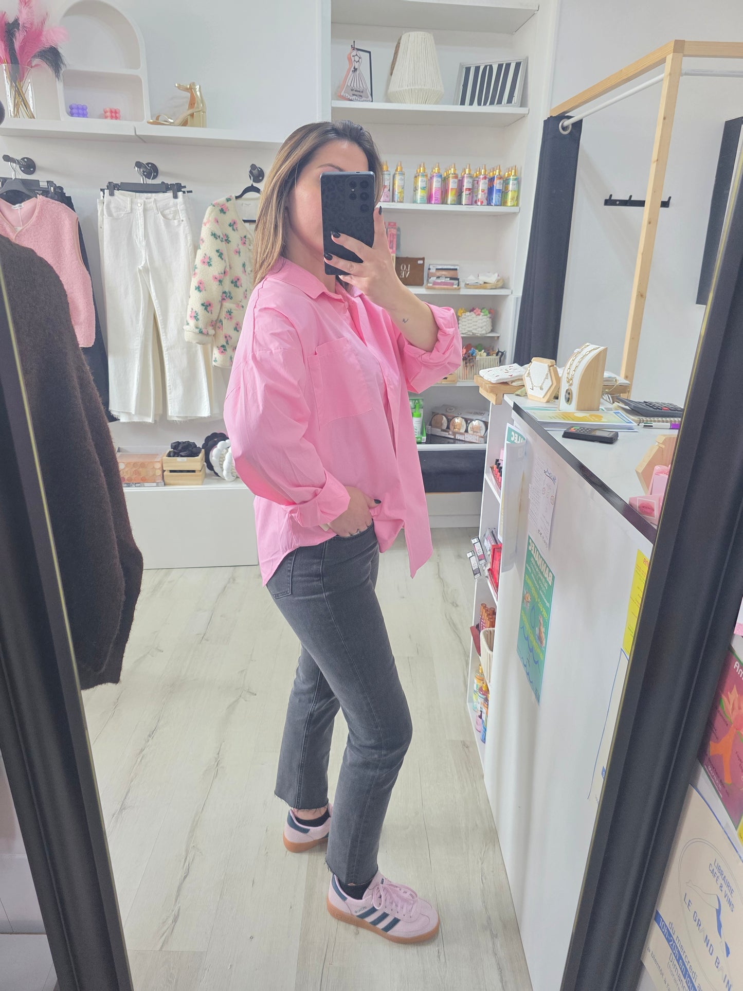 Chemise Charlotte rose
