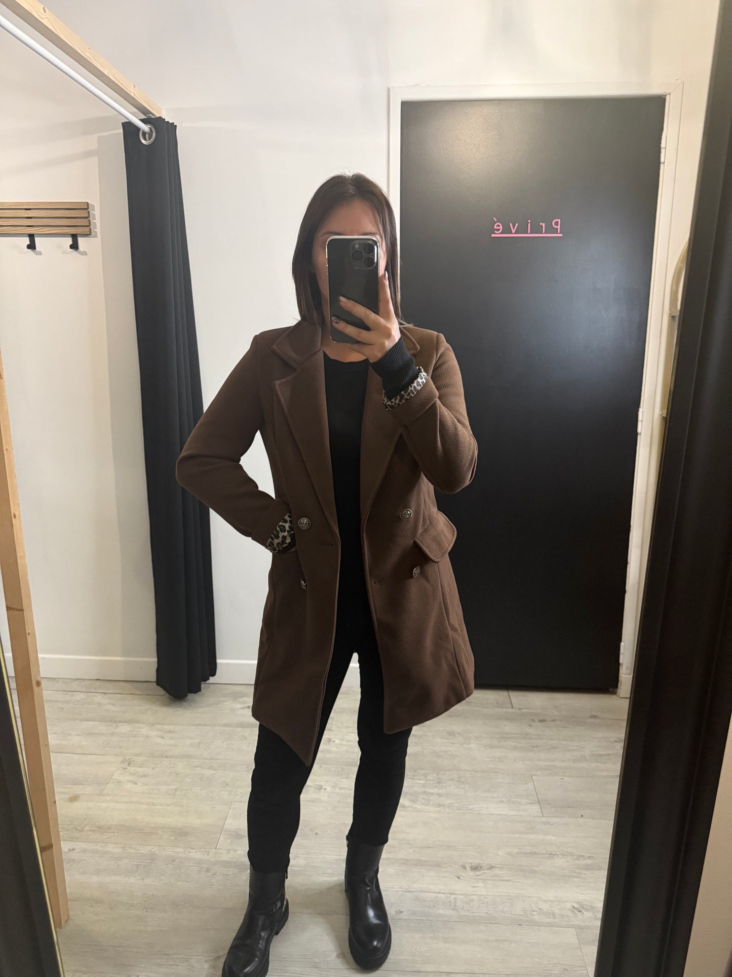 Manteau Salomé marron