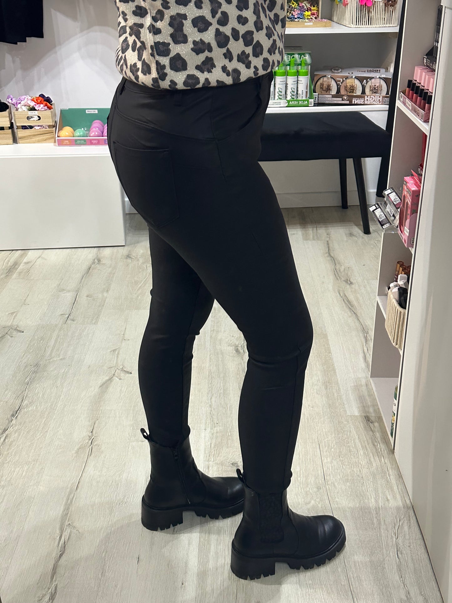 Pantalon simili cuir