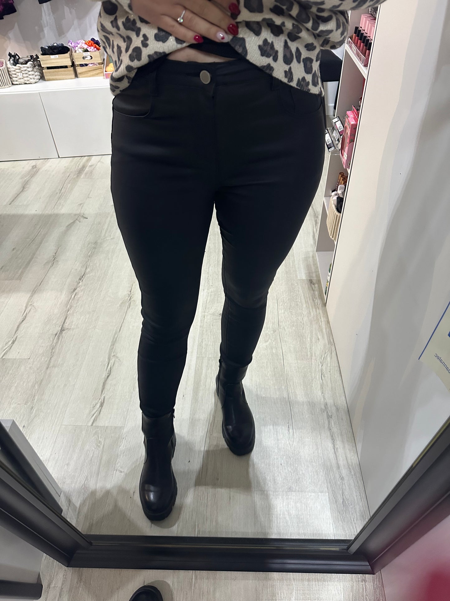 Pantalon simili cuir