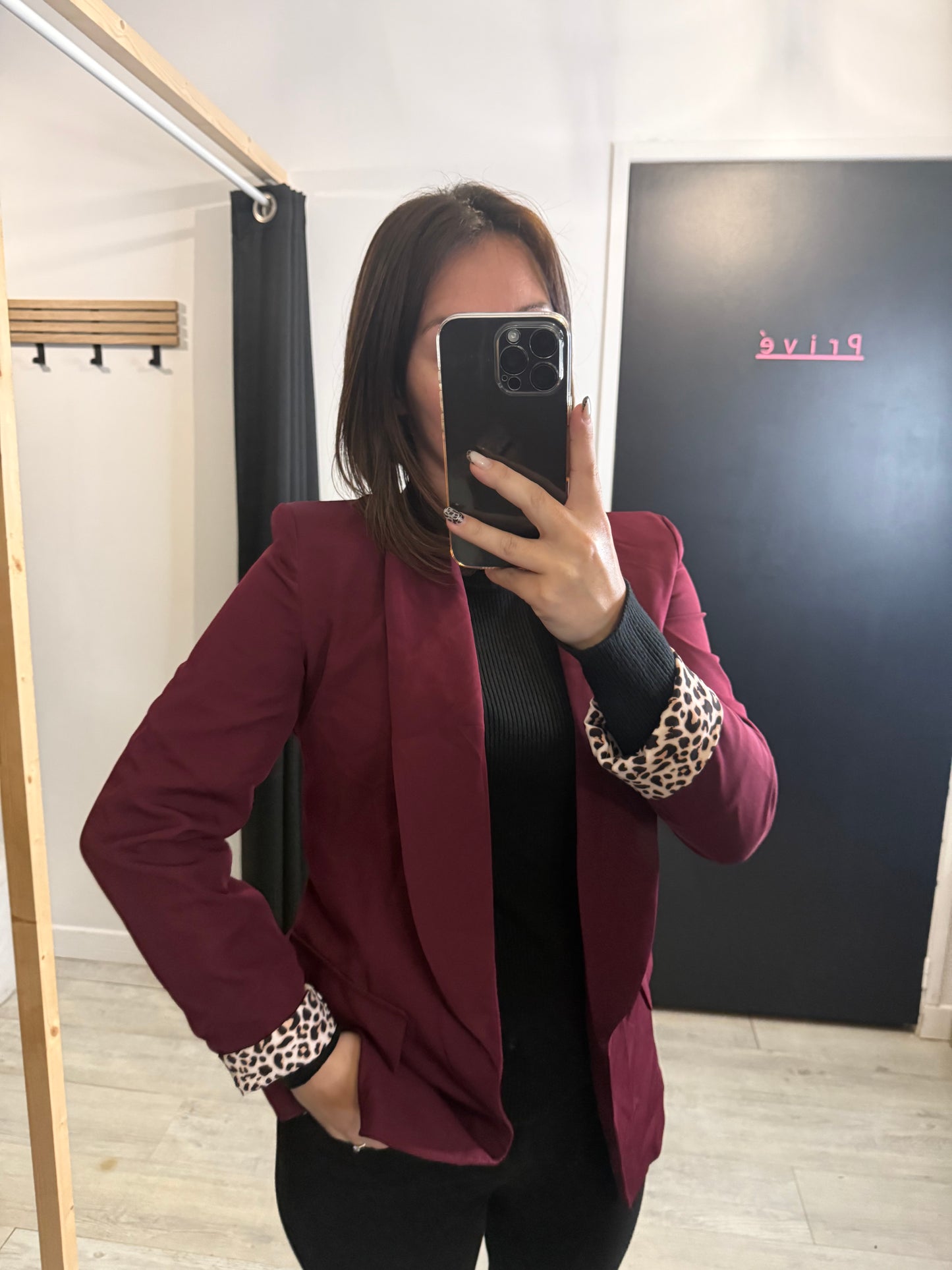 Blazer Romy Bordeaux