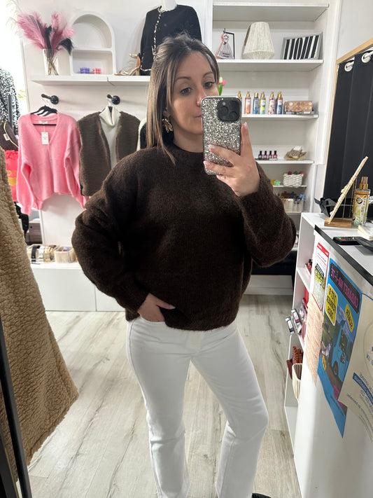 Pull Soline marron