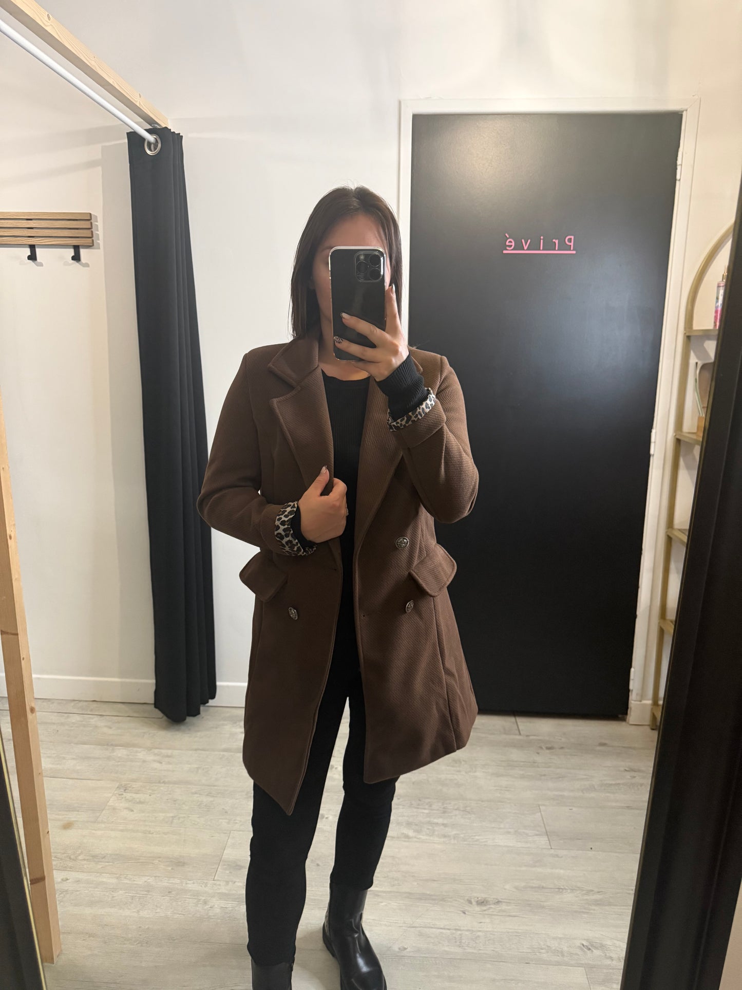 Manteau Salomé marron