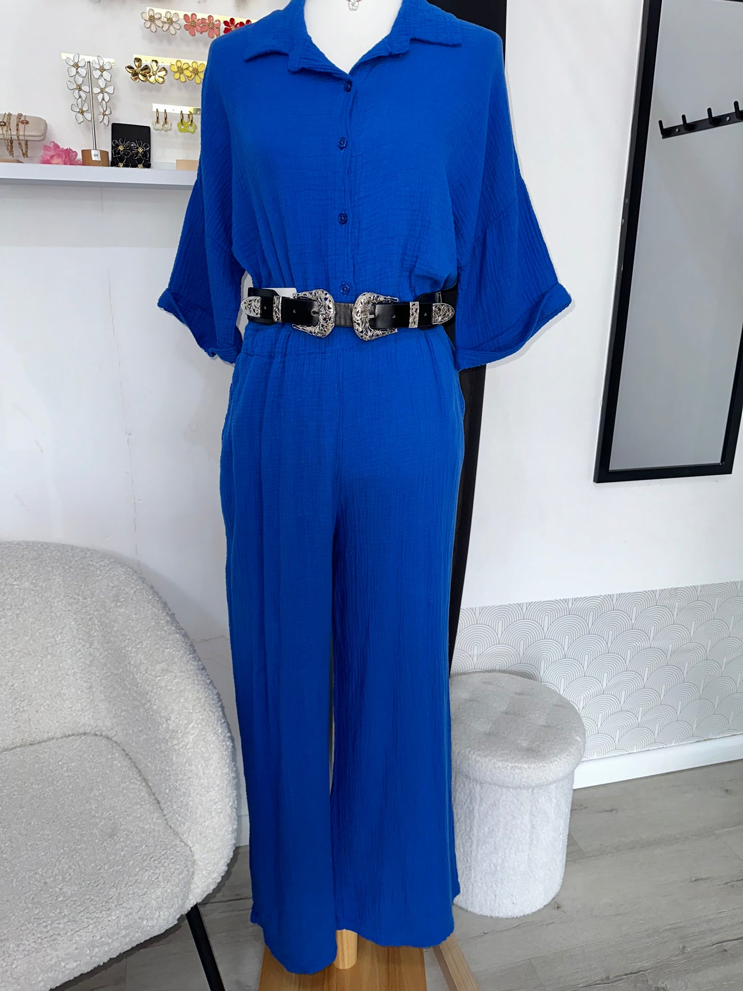 Combinaison Lina bleu