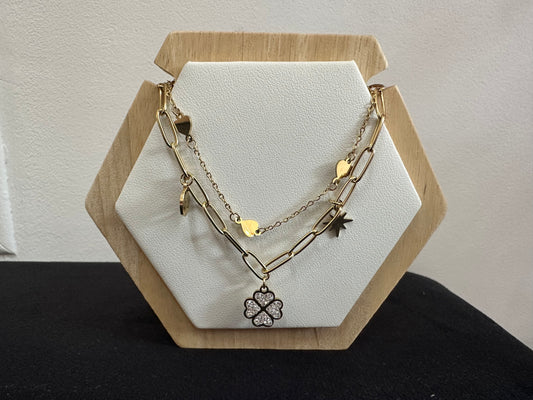 Collier trèfle
