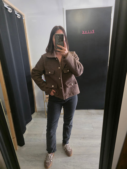 Veste Diana marron