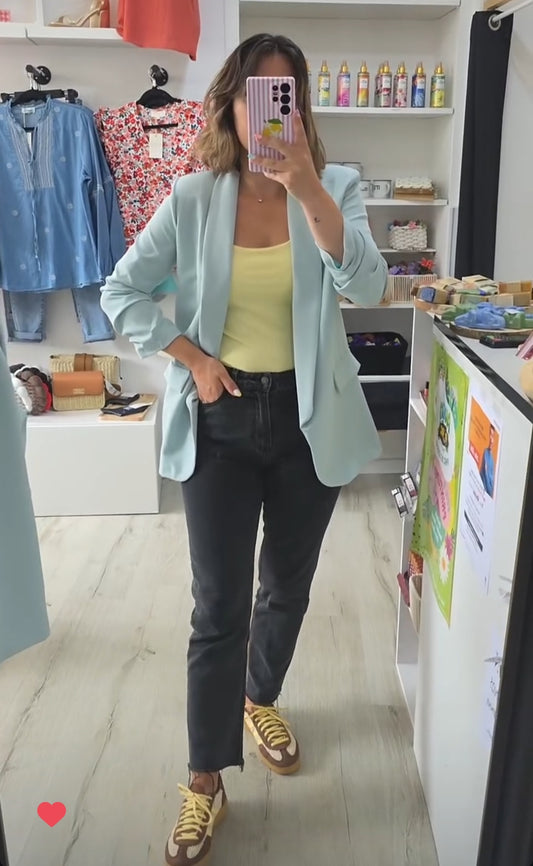 Blazer vert d'eau