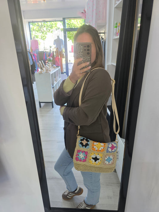 Sac crochet coloré