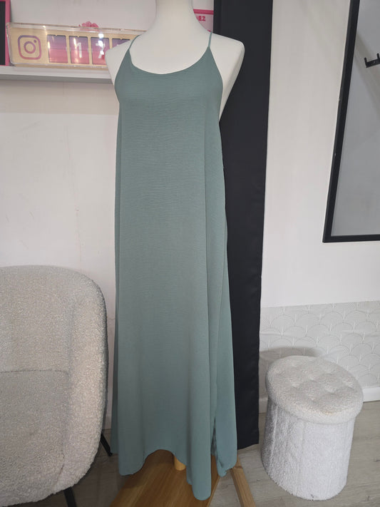 Robe Alicia vert celadon