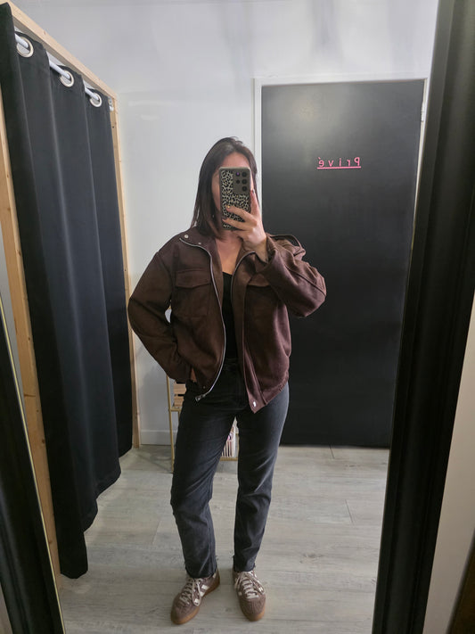 Veste Kamilia choco