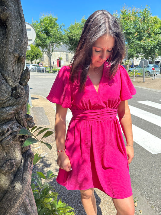 Robe Carla rose