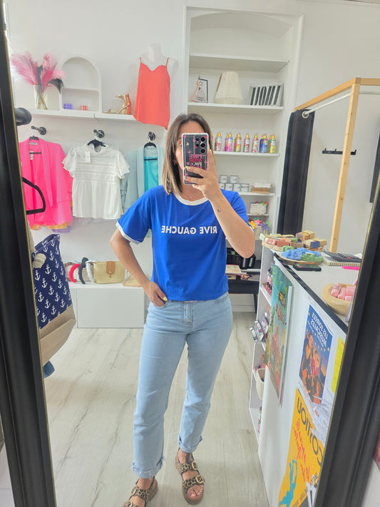 T shirt Brésil bleu royal