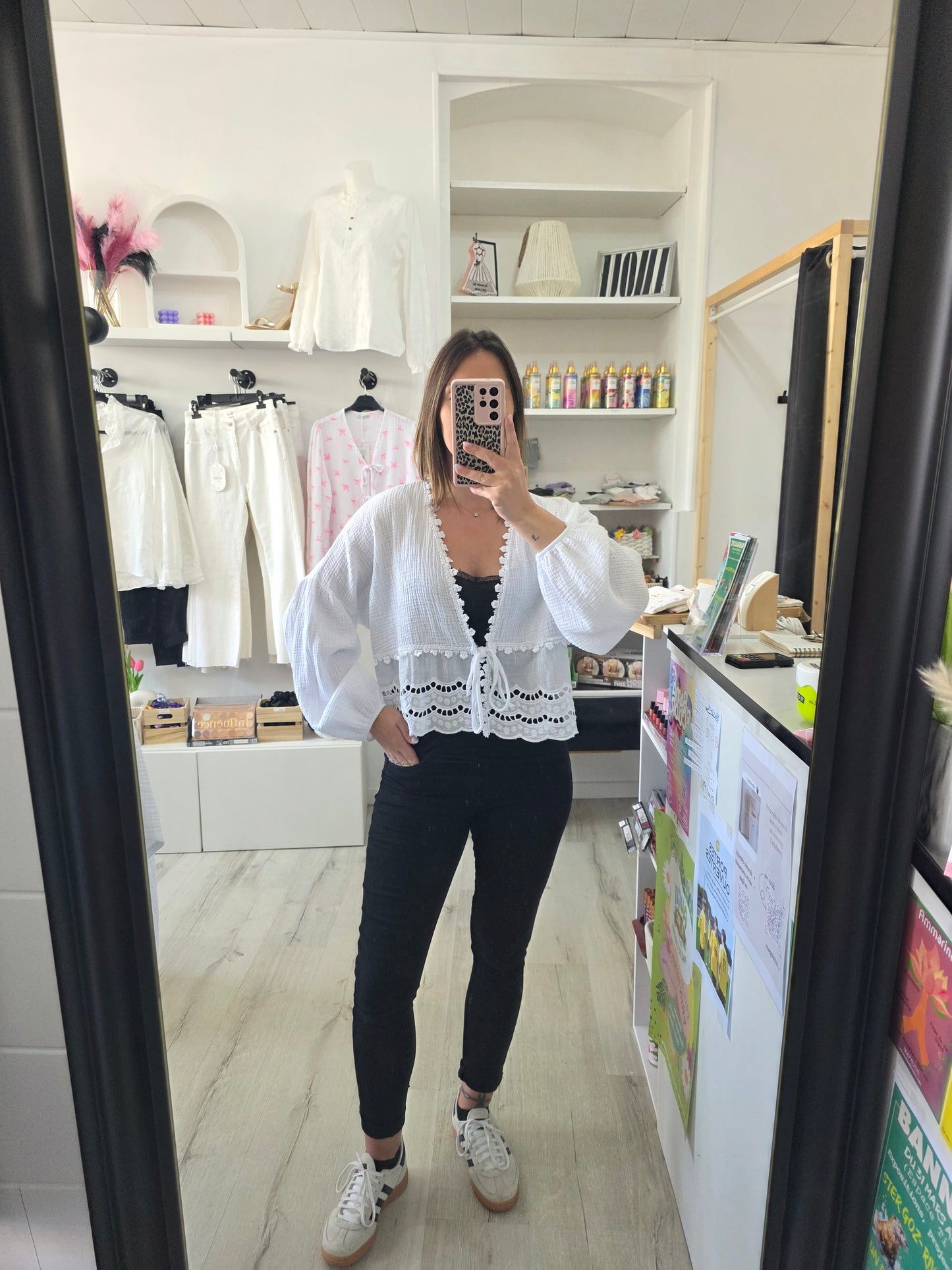 Blouse Amalia blanche