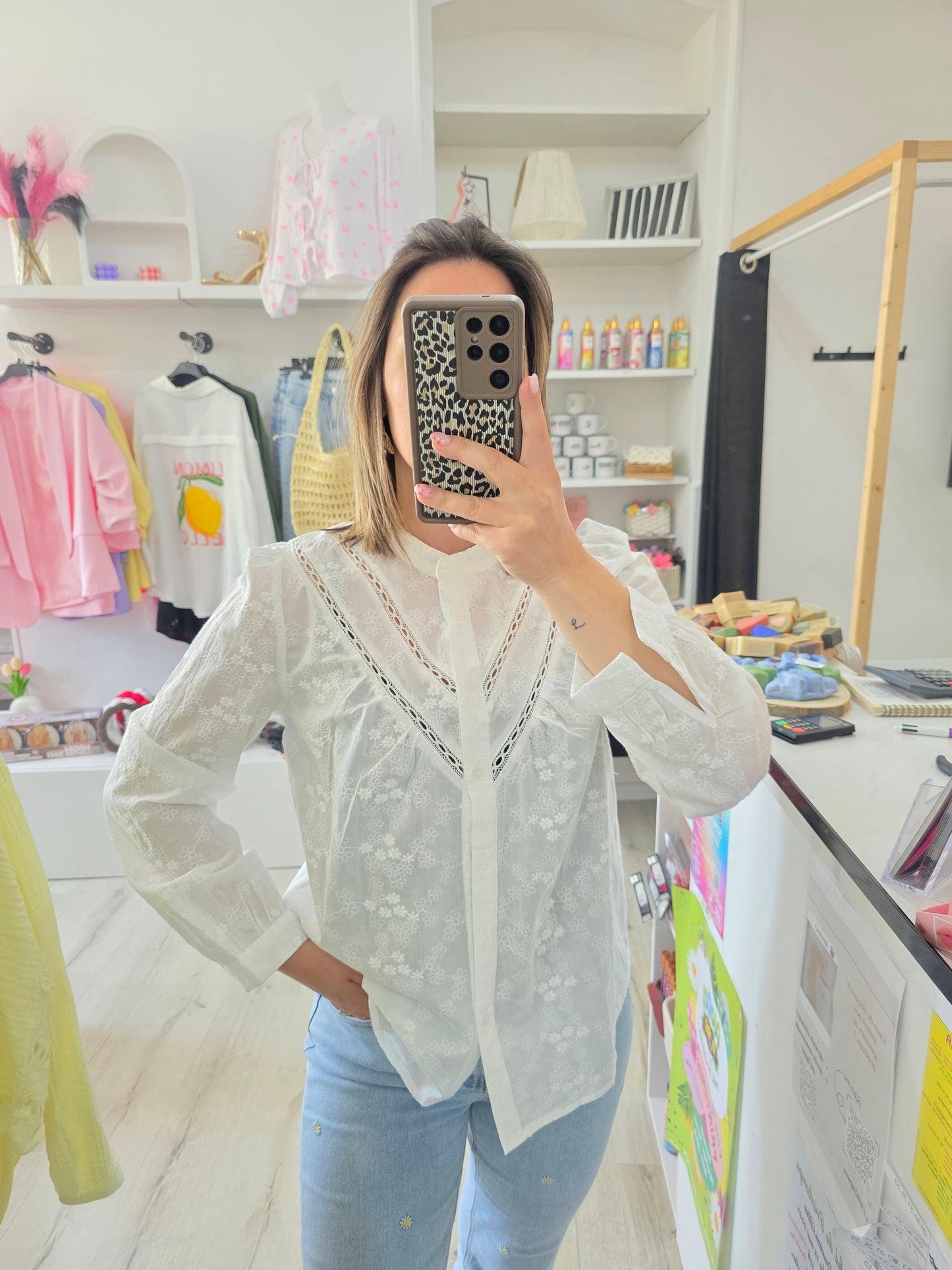 Chemise Maria brodé