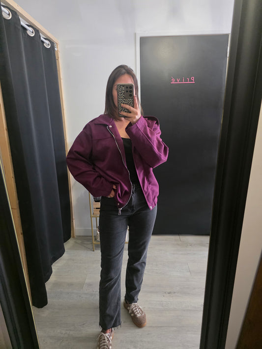 Bombers aubergine