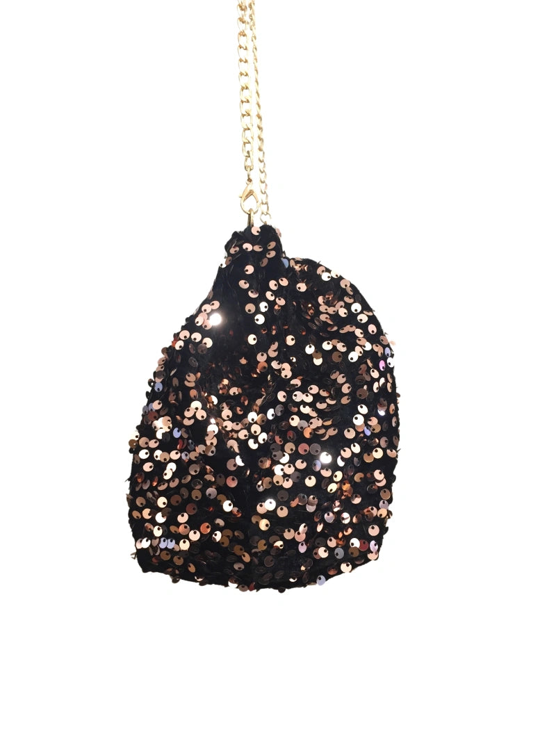 Sac pailleté champagne